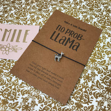 Load image into Gallery viewer, No Prob Llama Wish Bracelet-The Persnickety Co