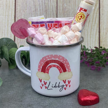Load image into Gallery viewer, Personalised Rainbow Enamel Mug