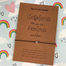 Load image into Gallery viewer, Girlfriends Like You Are Precious And Few Wish Bracelet-9-The Persnickety Co