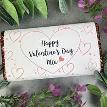 Load image into Gallery viewer, Love Heart Valentines Day Chocolate Bar