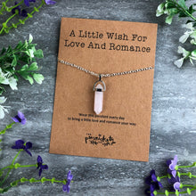 Load image into Gallery viewer, Crystal Necklace - A Little Wish For Love And Romance-The Persnickety Co