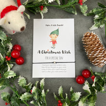 Load image into Gallery viewer, A Christmas Wish - Son Wish Bracelet-The Persnickety Co