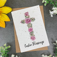 Load image into Gallery viewer, Easter Blessings Plantable Seed Card-The Persnickety Co