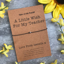 Load image into Gallery viewer, A Little Wish For A Teacher-4-The Persnickety Co
