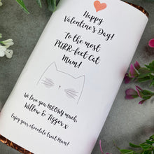 Load image into Gallery viewer, The Most PURR-fect Cat Mum/Dad Valentines Day Chocolate Bar
