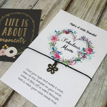 Load image into Gallery viewer, Fabulous Mum Wish Bracelet-4-The Persnickety Co