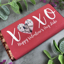 Load image into Gallery viewer, Personalised Love Heart Valentines Day Chocolate Bar