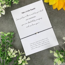 Load image into Gallery viewer, Just Go In There And Do Your Best Wish Bracelet