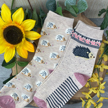 Load image into Gallery viewer, Sending Hedgehugs Socks
