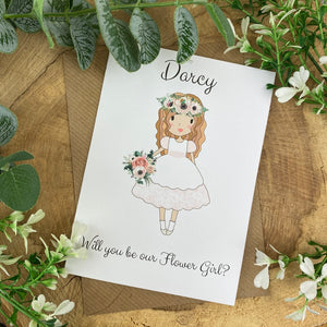 Wedding Card - Will You Be Our Flower Girl?-8-The Persnickety Co
