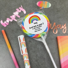 Load image into Gallery viewer, Personalised Good Luck in year Giant Lollipop