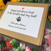 Load image into Gallery viewer, Personalised Pawfect Dog Dad Valentines Sweet Box
