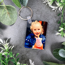 Load image into Gallery viewer, Personalised Photo Keyring - Rectangular
