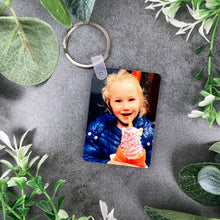 Load image into Gallery viewer, Personalised Photo Keyring - Rectangular