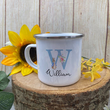 Load image into Gallery viewer, Easter Initial Enamel Mug