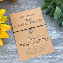 Load image into Gallery viewer, Exam Congratulation - Turtle Wish Bracelet