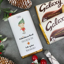 Load image into Gallery viewer, Son Christmas Gift - Personalised Chocolate Bar