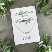 Load image into Gallery viewer, Bridesmaid Proposal Gift - Knot Necklace