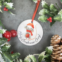 Load image into Gallery viewer, Personalised Christmouse Hanging Decoration-8-The Persnickety Co
