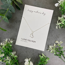 Load image into Gallery viewer, Dainty Heart Necklace - Happy Mother's Day
