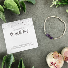 Load image into Gallery viewer, Amethyst Gemstone Necklace and Bracelet