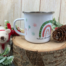 Load image into Gallery viewer, Christmas Rainbow Personalised Mug