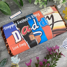 Load image into Gallery viewer, Happy Father's Day Daddy Personalised Chocolate Bar