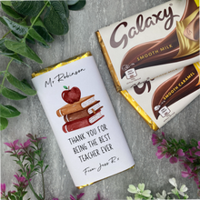 Load image into Gallery viewer, Teacher Chocolate Bar- Best Teacher Ever