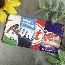Load image into Gallery viewer, Auntie Happy Birthday Chocolate Bar