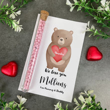 Load image into Gallery viewer, Personalised We Love You Millions Valentines Treat