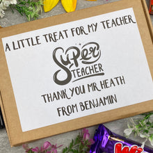 Load image into Gallery viewer, Super Teacher - Chocolate Box-4-The Persnickety Co
