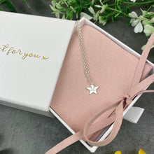 Load image into Gallery viewer, Sterling Silver Star Initial Necklace-The Persnickety Co