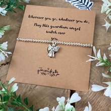 Load image into Gallery viewer, Wherever You Go Guardian Angel Beaded Bracelet-5-The Persnickety Co