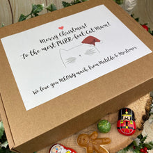 Load image into Gallery viewer, Personalised Happy Christmas Cat Mum/Dad - Sweet Box