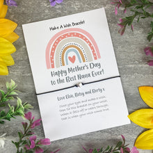 Load image into Gallery viewer, Happy Mother's Day To The Best Nana Ever Wish Bracelet
