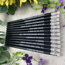 Load image into Gallery viewer, Workplace Funny Quote Pencils