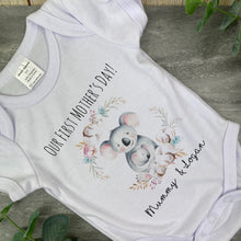 Load image into Gallery viewer, Our 1st Mother's Day Cute Koala Vest and Bib