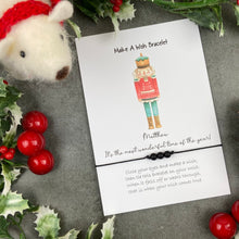 Load image into Gallery viewer, Nutcracker Christmas Wish Bracelet