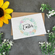 Load image into Gallery viewer, Easter Wreath Plantable Seed Card