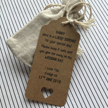 Load image into Gallery viewer, Lucky Sixpence Gift Bag For Dad-4-The Persnickety Co