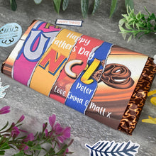 Load image into Gallery viewer, Happy Father's Day Uncle Personalised Chocolate Bar
