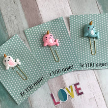 Load image into Gallery viewer, Narwhal Paper Clip-2-The Persnickety Co