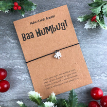 Load image into Gallery viewer, Baa Humbug Wish Bracelet-3-The Persnickety Co