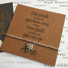 Load image into Gallery viewer, Beaded Charm Bracelet - Take Pride In How Far You Have Come...-7-The Persnickety Co