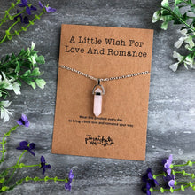 Load image into Gallery viewer, Crystal Necklace - A Little Wish For Love And Romance-4-The Persnickety Co