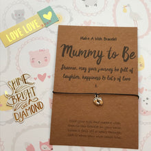 Load image into Gallery viewer, Mummy To Be Make a Wish Bracelet - Personalised-2-The Persnickety Co