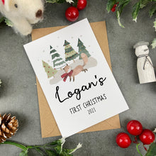 Load image into Gallery viewer, First Christmas Card - Fox-The Persnickety Co