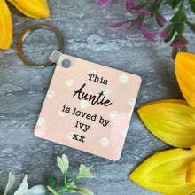 Load image into Gallery viewer, This Auntie Is Loved By Photo Keyring