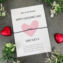 Load image into Gallery viewer, Happy Galentine's Day Wish Bracelet