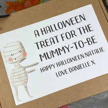 Load image into Gallery viewer, Mummy To Be! Personalised Halloween Sweet Box-7-The Persnickety Co

